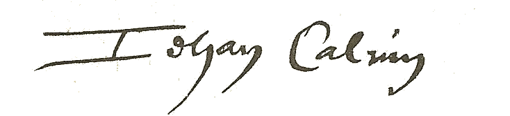 Calvin's Signature